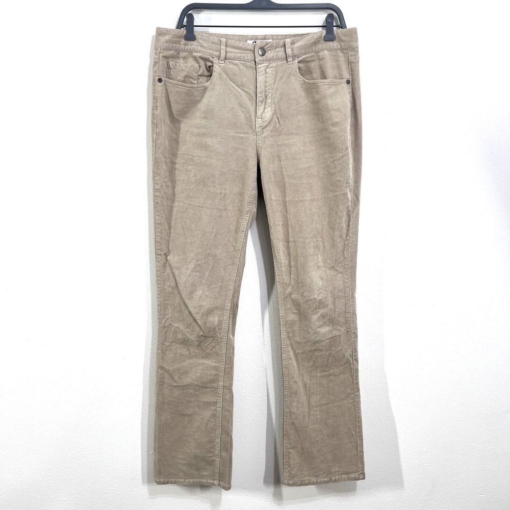 Mountain Khakis Pants Womens 12R Beige Classic Fit Canyon Corduroy‎ Straight Leg